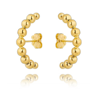 BRINCO EAR HOOK C/ BOLINHAS