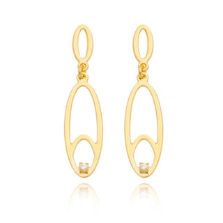 BRINCO OVAL C/ ZIRCONIA